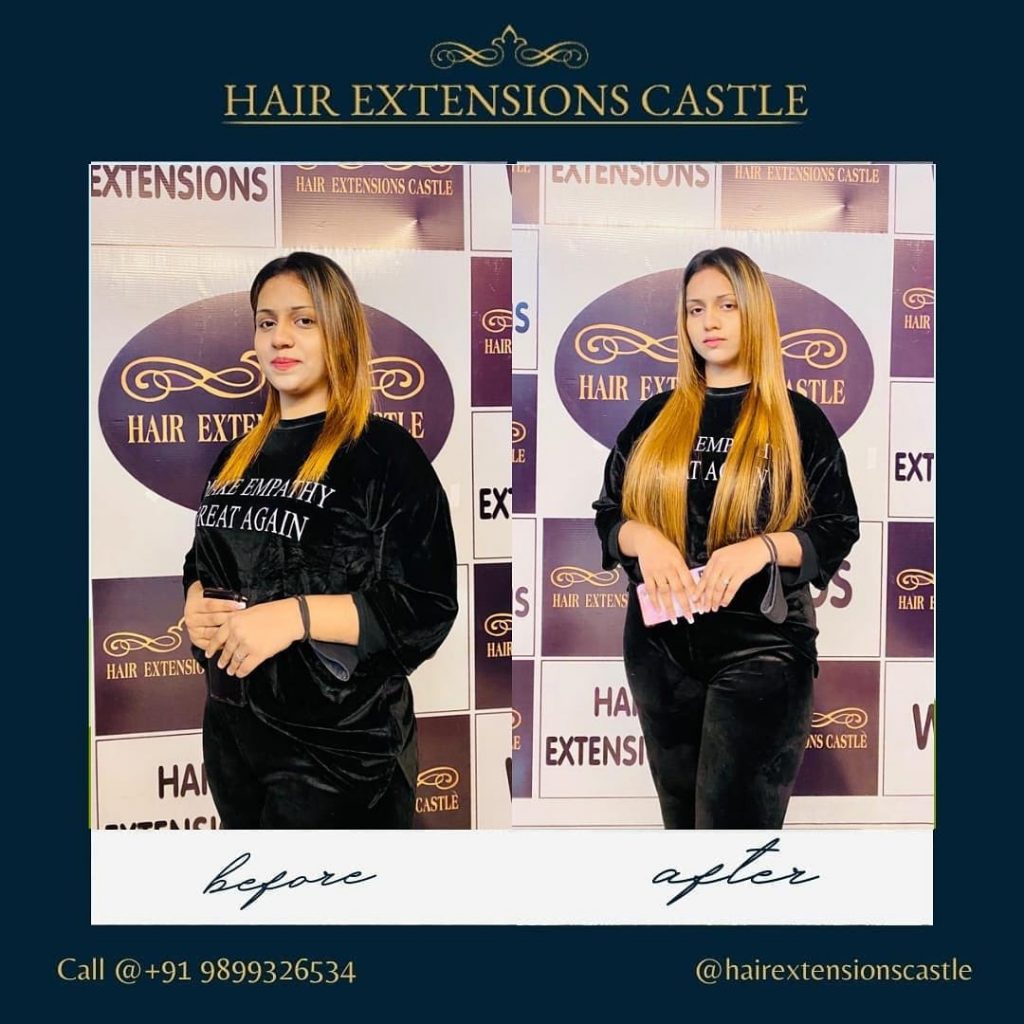 Hair extensions in Delhi