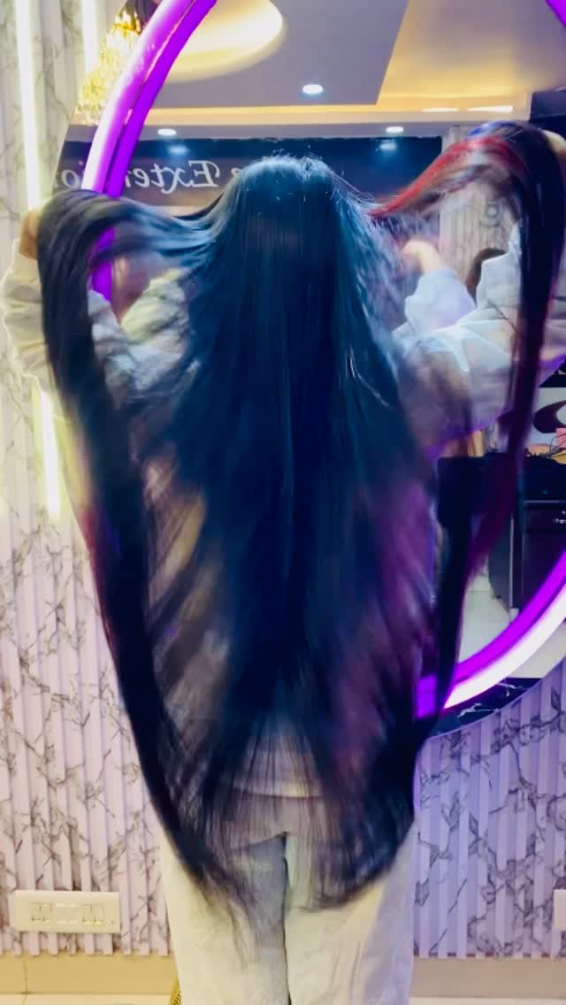 Hairextension castle ||Ph:9899326534|#longhair #ig #hair #delhi #indian