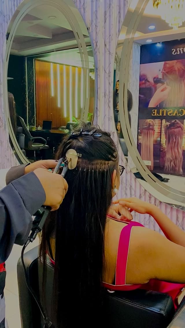 Get your beautiful hair done from us ✨
