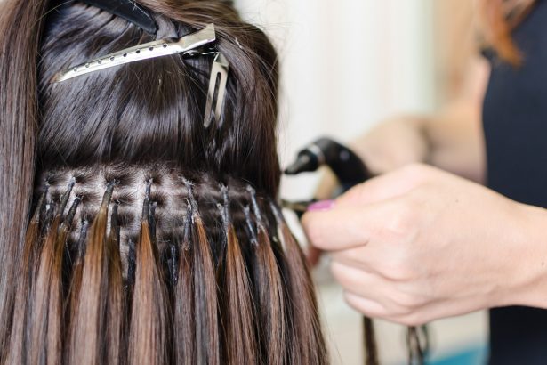 Keratin hair extensions
