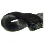 Home machine-weft-hair-extension